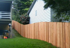 wood fence gate